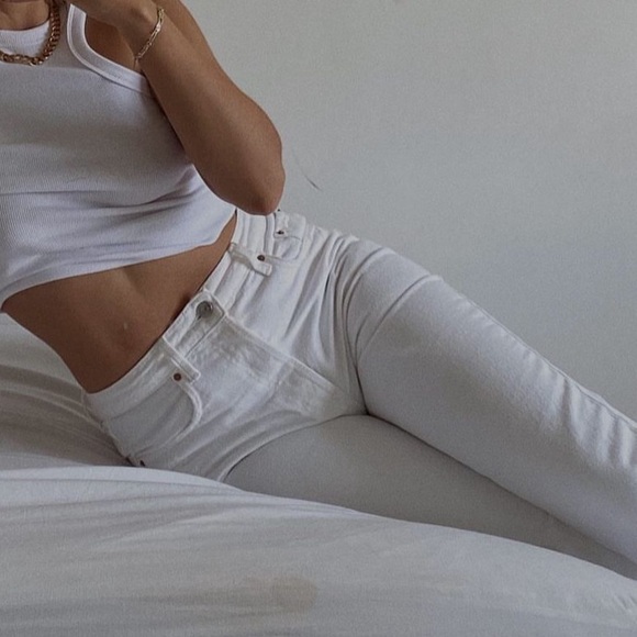 Grlfrnd Karolina High Rise Straight Crop in Brentwood28